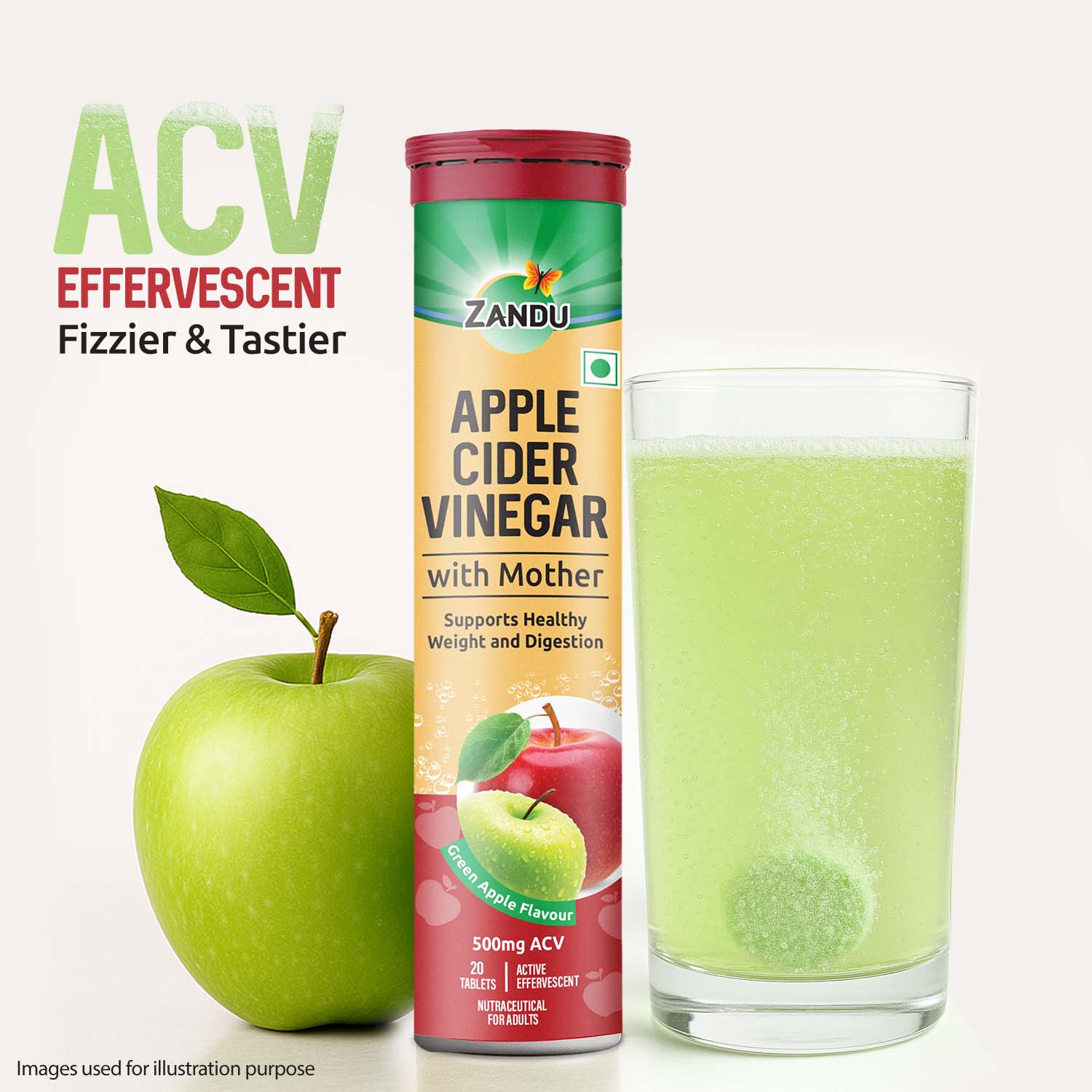 Tasty ACV Fizz Tabs for Gut & Metabolism Boost - Image 2