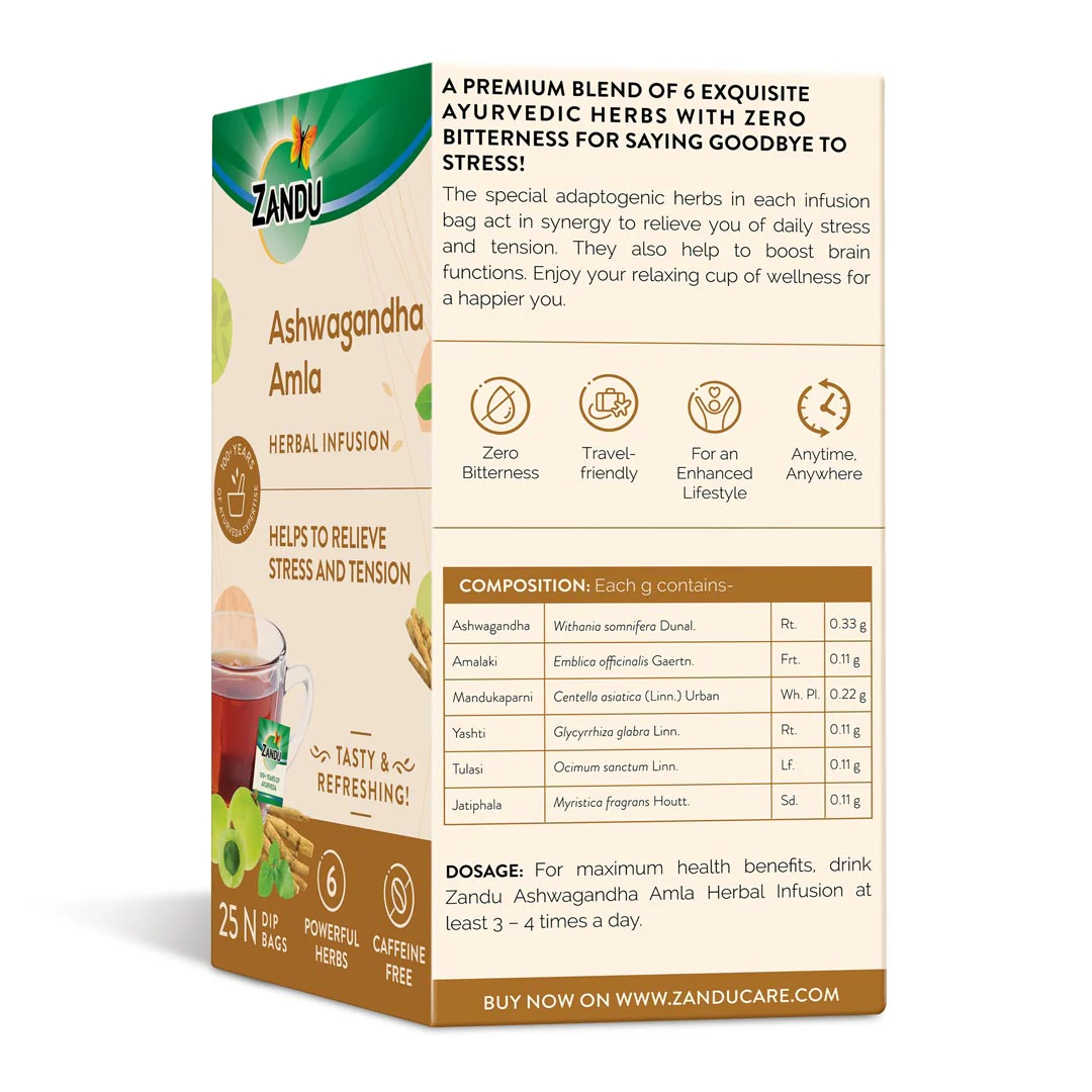 Caffeine-free Bedtime Tea - Ashwagandha Amla - Image 10