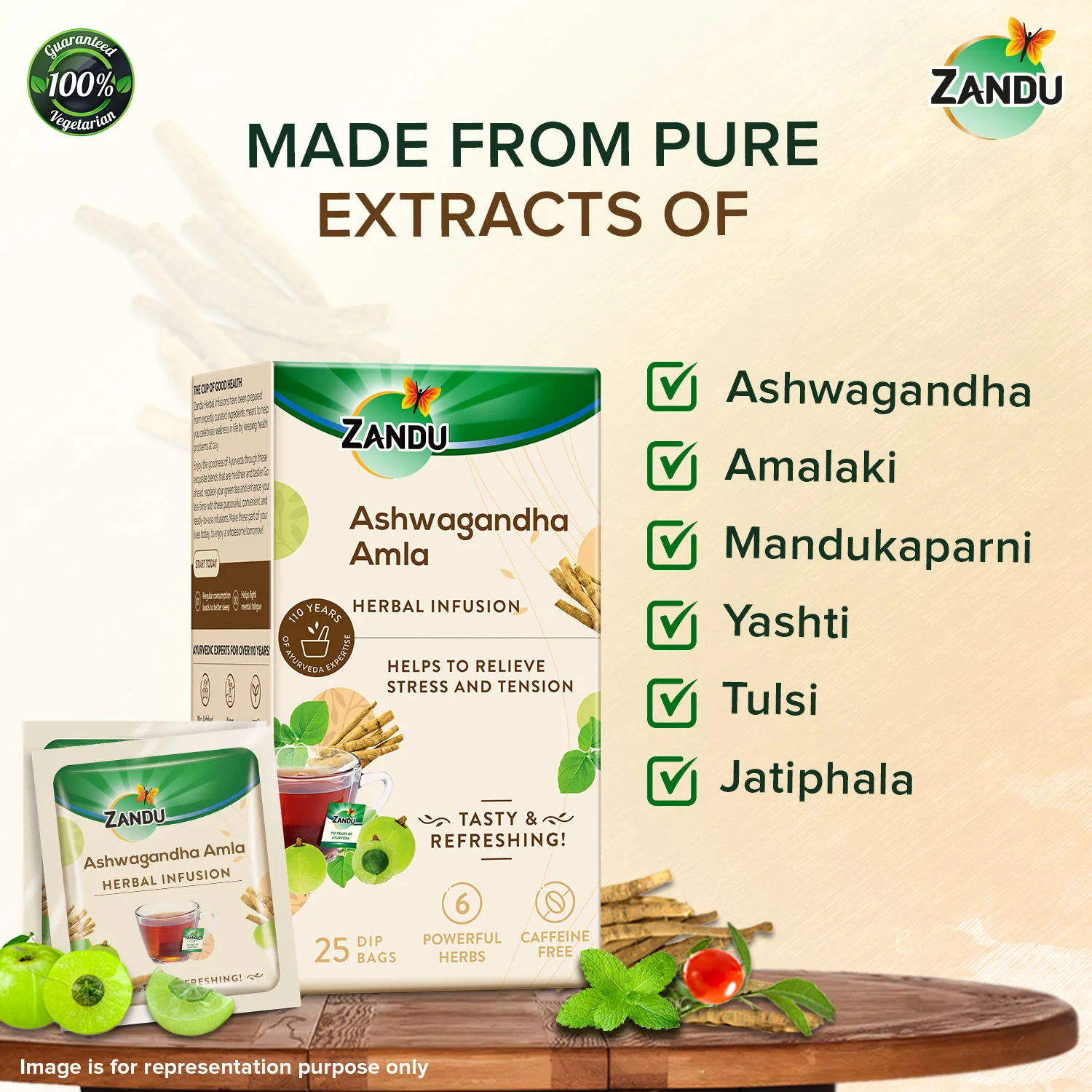 Caffeine-free Bedtime Tea - Ashwagandha Amla - Image 6