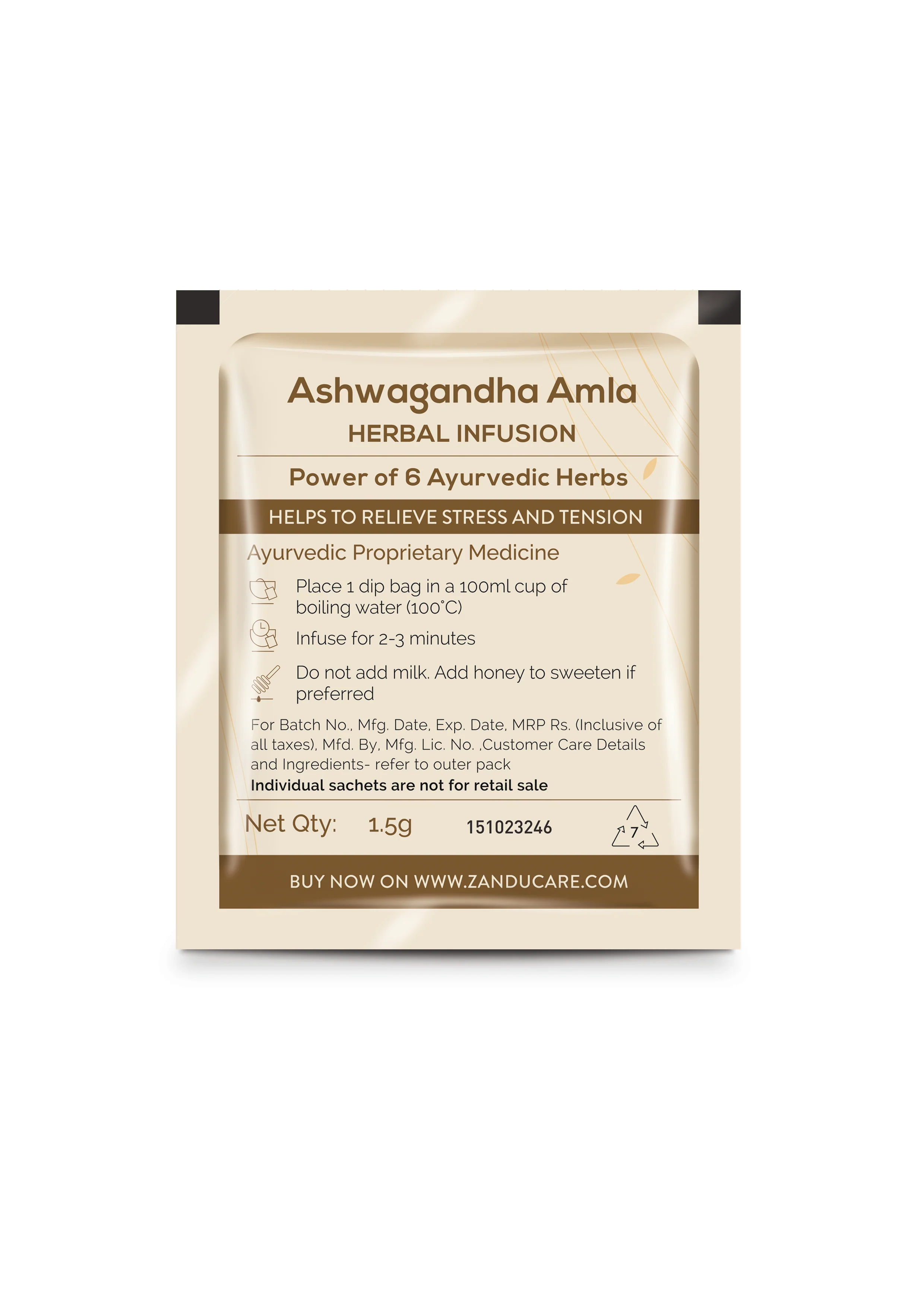 Caffeine-free Bedtime Tea - Ashwagandha Amla - Image 7