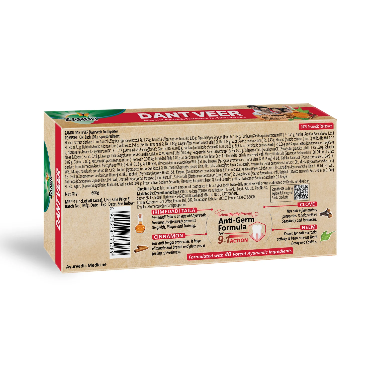 Oil Pulling Toothpaste with Irimedadi Taila - Image 14