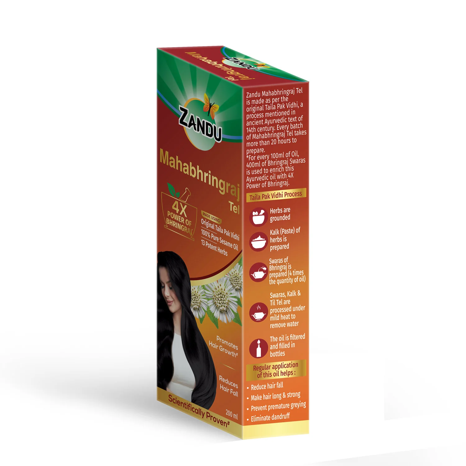 Hair Growth Mahabhringraj Hair Oil - Image 12