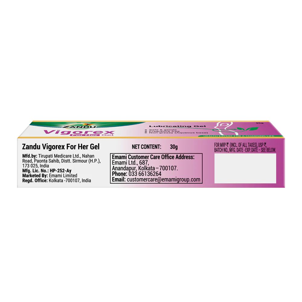 Zandu Vigorex For Her Gel (30g x 2U) - Image 8