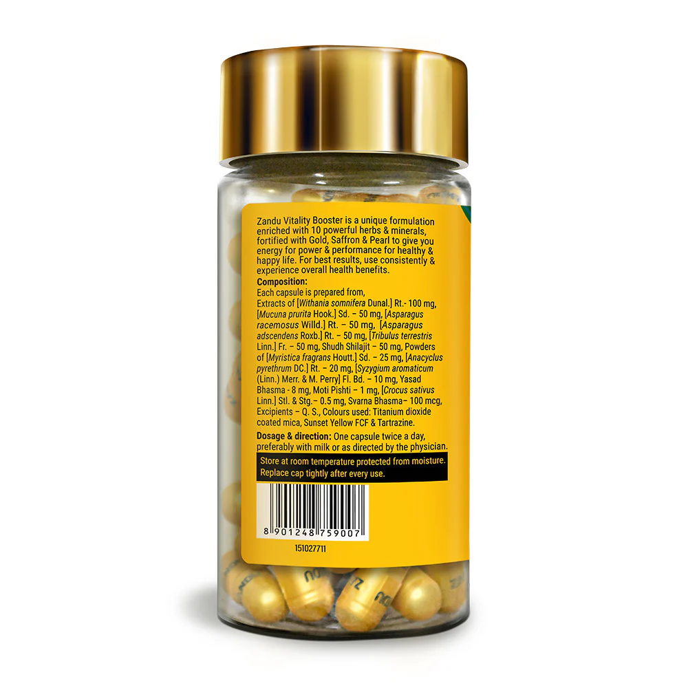 Zandu Vitality Booster Caps - Image 6